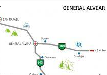 Plano del depto de General Alvear