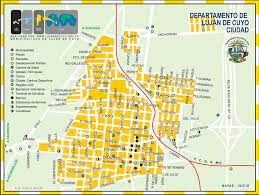 Plano del departamento de Lujàn de Cuyo