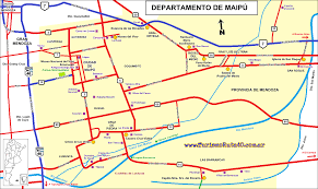 Plano del departamento de Maipù