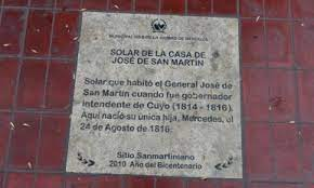Solar de la casa de San Martin￼