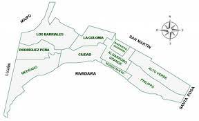 Plano del departamento de Junin